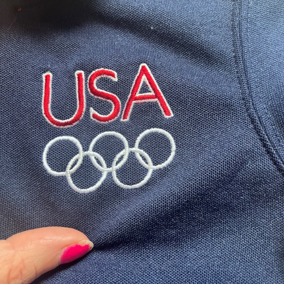 Vintage Roots.2004 USA Olympic Button Up Shirt (Kids) - Picture 3 of 6
